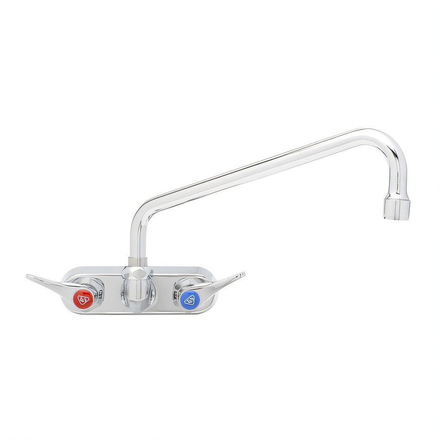 Product image #1 for T&S Brass B-1117 Low-Lead Workboard Faucet with 10-Inch Swing Nozzle, 4-Inch Centers