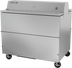 Thumbnail image #1 for Beverage-Air STF49HC-1-S Dual Access School Milk Forced-Air Cooler, 49 Inch, 20.55 Cu. Ft., Stainless Steel