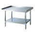 Thumbnail image #1 for Turbo Air 30 x 12 Inch 18-Gauge Stainless Steel Top Equipment Stand with Galvanized Base and Undershelf