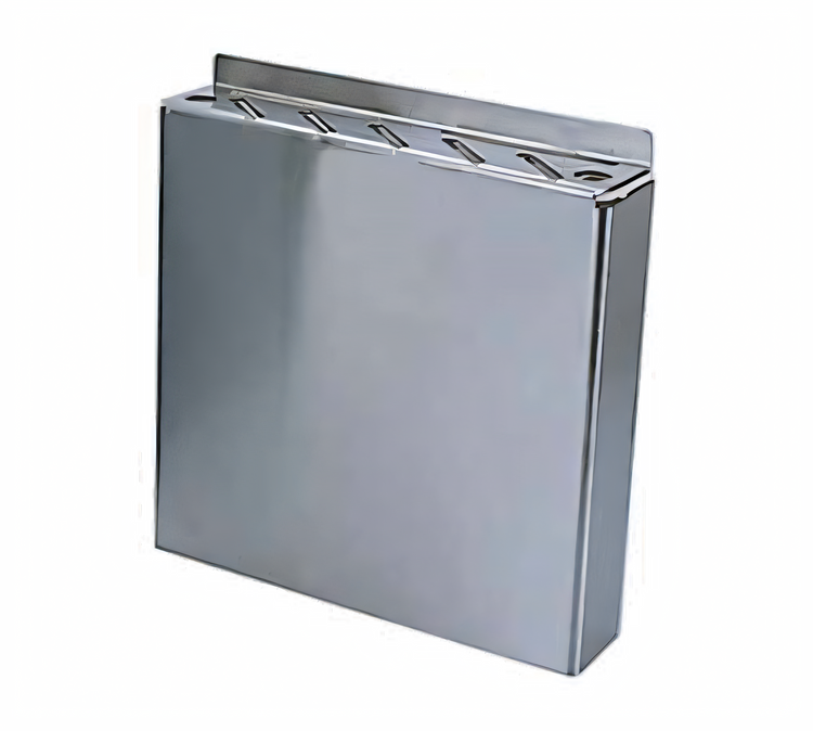 Product image #1 for Adcraft Stainless Steel Knife Rack with 9 Openings, 12 x 12 x 2-1/2 Inches