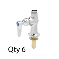 T&S Brass Single Hole Deck-Mount Single Pantry Faucet, Swivel Outlet, Less Nozzle