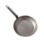 Thumbnail image #1 for American Metalcraft CSFP12 12-Inch Carbon Steel Fry Pan, Uncoated, Induction/Oven/Broiler Safe, Riveted Handle Case of 4