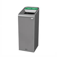 Rubbermaid Commercial Configure Decorative Organic Waste Recycling Container, 15-Gallon, 1-Stream, Indoor Use