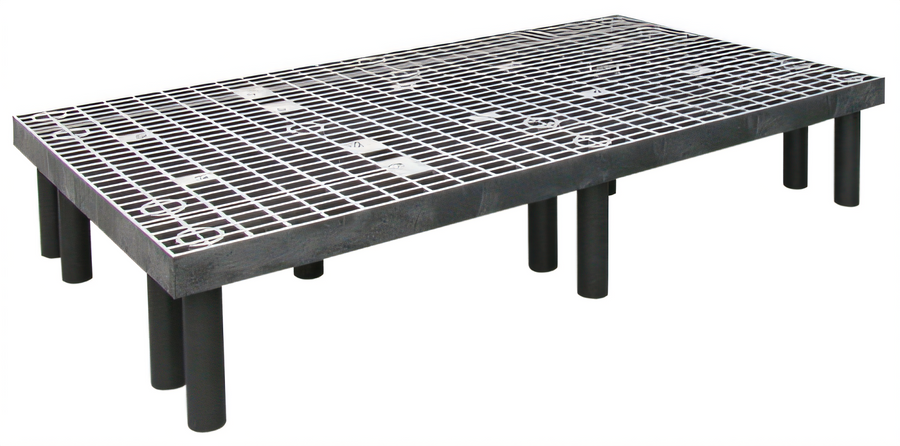 Product image #1 for Quantum Vented Polyethylene Dunnage Rack, 1500 lb. Capacity