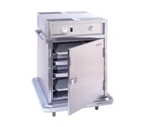 Carter-Hoffmann Heavy-Duty Correctional Mobile Heated Holding Cabinet with Universal Slides