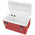 Thumbnail image #1 for 48 Quart Cold Plate Beer Cooler with 2 Faucets and Red Exterior