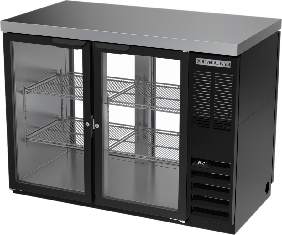 Product image #1 for Beverage Air BB48HC-1-FG-PT-B-27 Back Bar Coolers
