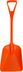 Thumbnail image #1 for Sparta® Orange One-Piece Polypropylene Foodservice Shovel