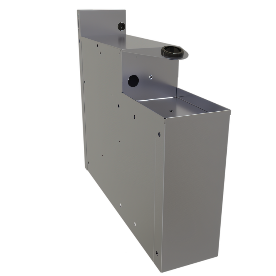 Product image #1 for Glastender 6-Inch Underbar Stainless Steel Soda Gun Holder with Integral Drip Pan