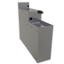 Thumbnail image #1 for Glastender 6-Inch Underbar Stainless Steel Soda Gun Holder with Integral Drip Pan