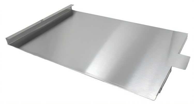 Product image #1 for Stainless Steel Tank Cover for Gas Fryers, 17-7/10 x 26-3/10 Inches