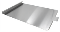 Stainless Steel Tank Cover for Gas Fryers, 17-7/10 x 26-3/10 Inches
