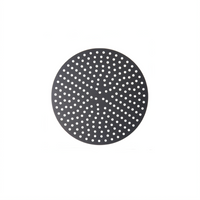 8 Inch Round Perforated Aluminum Pizza Pan Disk