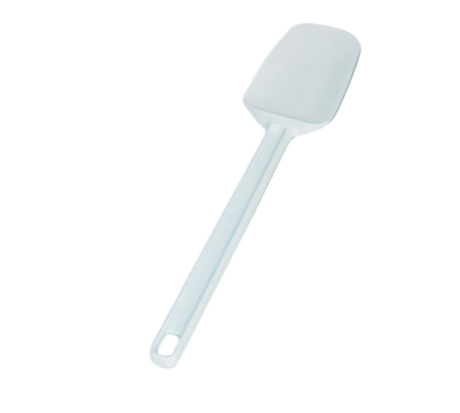 Product image #1 for Crestware 9-1/2 Inch White Spoonula Spatula/Scraper