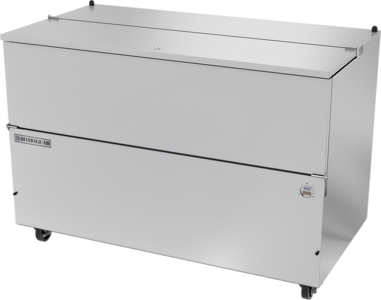 Product image #1 for Beverage-Air SM58HC-S Single Access Cold Wall School Milk Cooler, 58 in. Wide, Stainless Steel, 22.63 Cu. Ft.