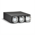 Thumbnail image #1 for Vollrath LidSaver3 Black Plastic Lid Dispenser Cabinet, 3 Horizontal Positions