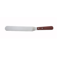 Winco TOS-9 Offset Spatula with Wood Handle, 8-1/2 x 1-1/2-Inch Stainless Steel Blade