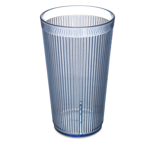 Product image #1 for Crystalon Stack-All 20 oz Blue Ribbed Stackable SAN Plastic Tumbler