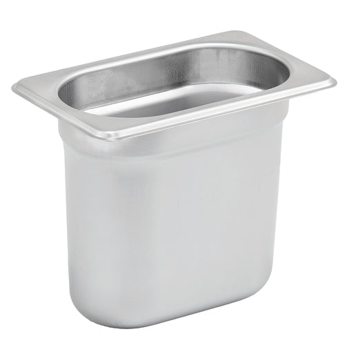 Product image #1 for Winco 1/9 Size 6-Inch Deep 22-Gauge Heavy Weight Anti-Jamming Steam Table Pan