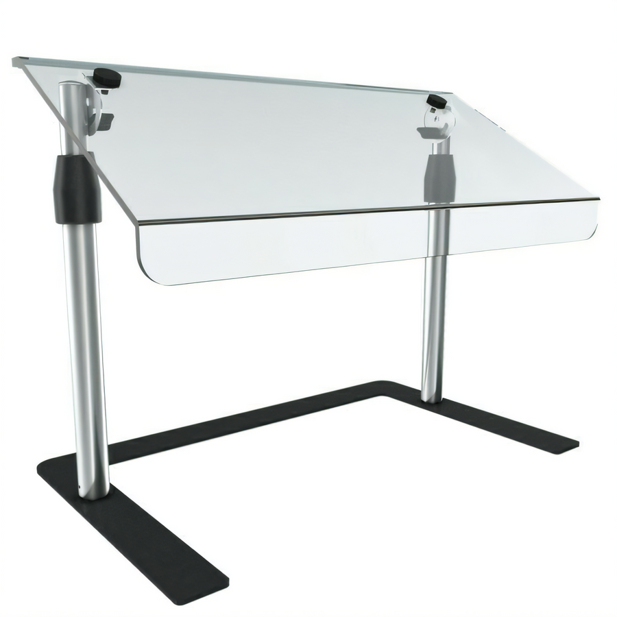 Product image #1 for 24-Inch Single-Sided Mobile Countertop Breathguard for Banquet Tables
