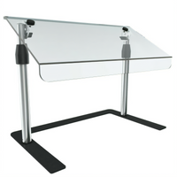 24-Inch Single-Sided Mobile Countertop Breathguard for Banquet Tables
