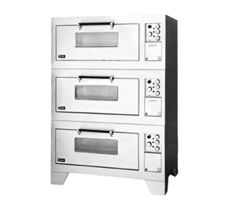 Product image #1 for Lang Marine Triple-Deck Electric Bake Oven with 6-Inch Bolt-Down Legs
