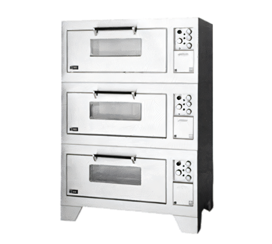 Product image #1 for Lang Marine Triple-Deck Electric Bake Oven with 6-Inch Bolt-Down Legs