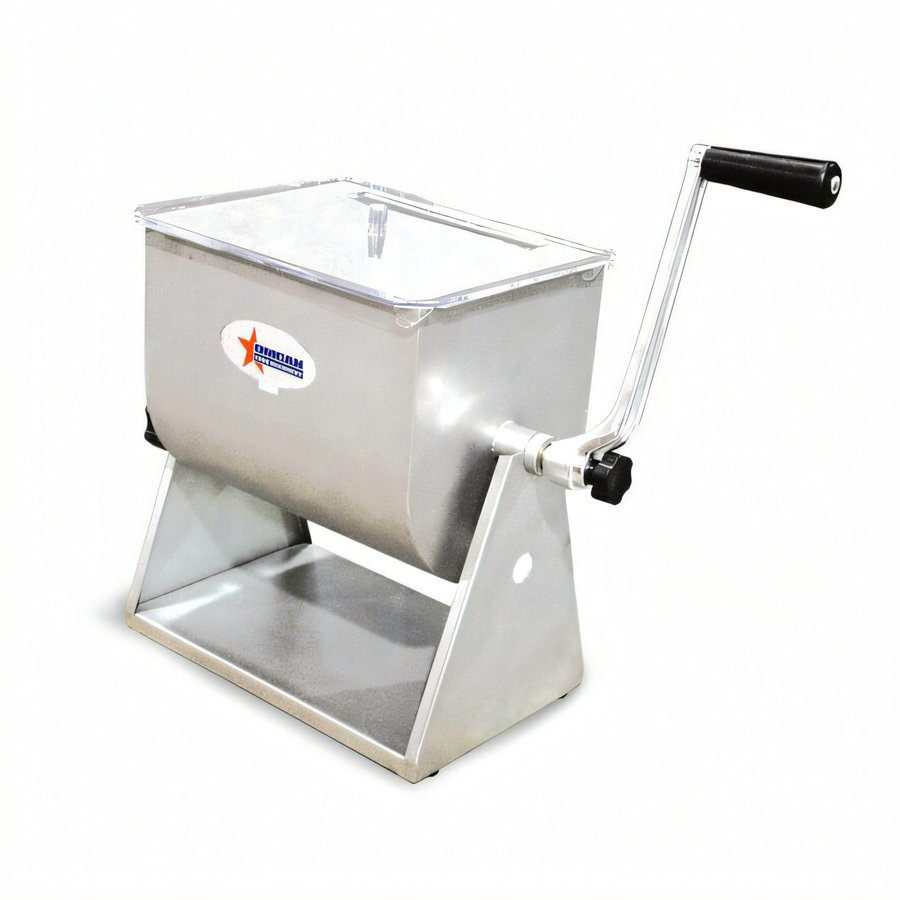 Product image #1 for Omcan USA Manual Tilting Stainless Steel Meat Mixer, 17 lb Working Capacity