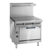 Thumbnail image #1 for Imperial Spec Series 36-Inch Heavy Duty Gas Range with Two 18-Inch Hot Tops and Open Cabinet Base