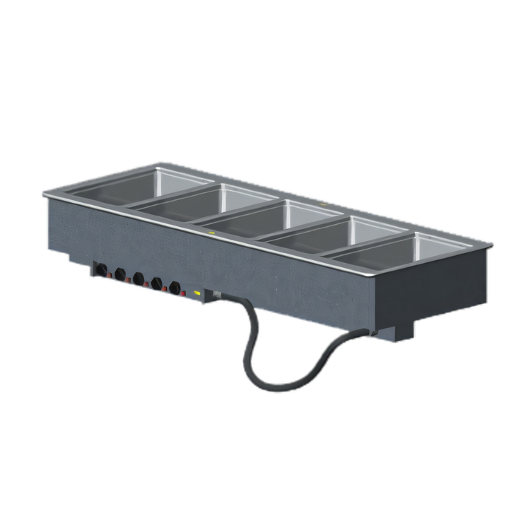 Product image #1 for Vollrath 5-Well Full-Size Drop-In Electric Hot Food Well with Auto-Fill and Thermostatic Controls, 208V