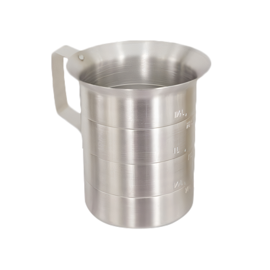 Product image #1 for Crestware 4 Qt Aluminum Liquid Measuring Cup with Pouring Lip