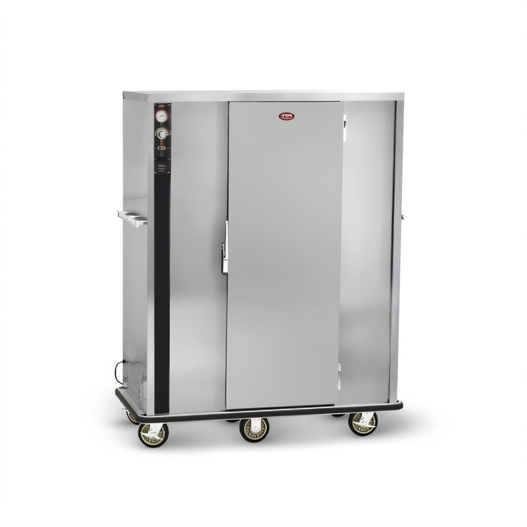 Product image #1 for FWE P-144-XL P-Series Mobile Heated Banquet Cart, 120-144 Covered Plates, Stainless Steel