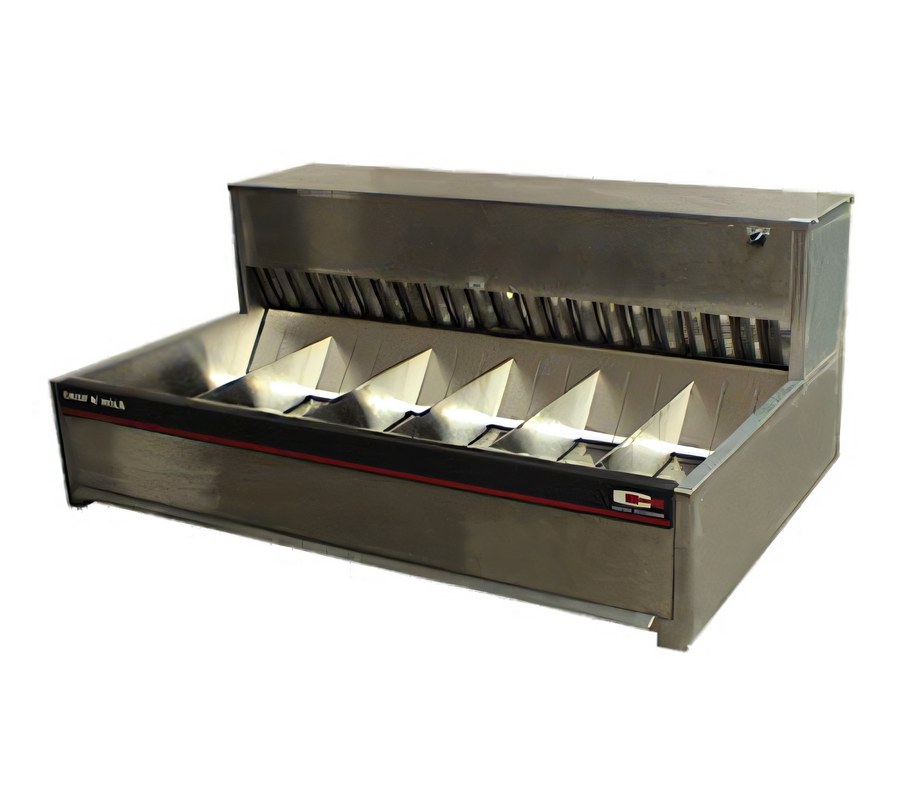 Product image #1 for Carter-Hoffmann Crisp 'N Hold CNH40 6-Section Bin-Style Countertop Fried Food Station with Forced Air Heating