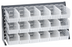 Thumbnail image #1 for Quantum 36-Inch Louvered Bench Rack with 18 Clear Bins