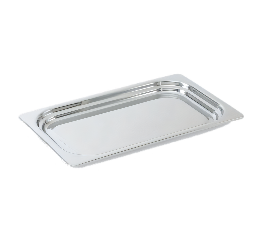 Product image #1 for Vollrath Miramar Full-Size Solid Plain Food Pan, 6.3 Qt., 18/8 High-Polished Stainless Steel