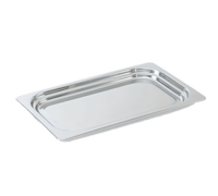 Vollrath Miramar Full-Size Solid Plain Food Pan, 6.3 Qt., 18/8 High-Polished Stainless Steel