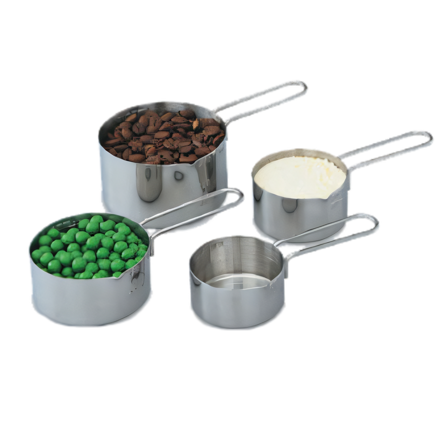Product image #1 for Vollrath 4-Piece Stainless Steel Measuring Cup Set