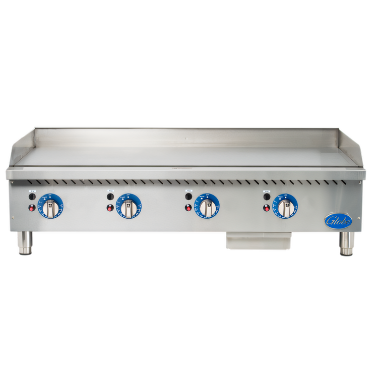 Product image #1 for Globe 48-Inch Countertop Gas Griddle with Thermostatic Controls