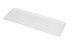 Thumbnail image #3 for Channel White Rectangular High-Impact Styrene Bakery Display Platter Tray, 10.5 x 30 Inch
