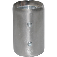 3-1/4 Inch Stainless Steel Leg Socket with Double-Bevelled Gusset for 1-5/8 Inch Tubing