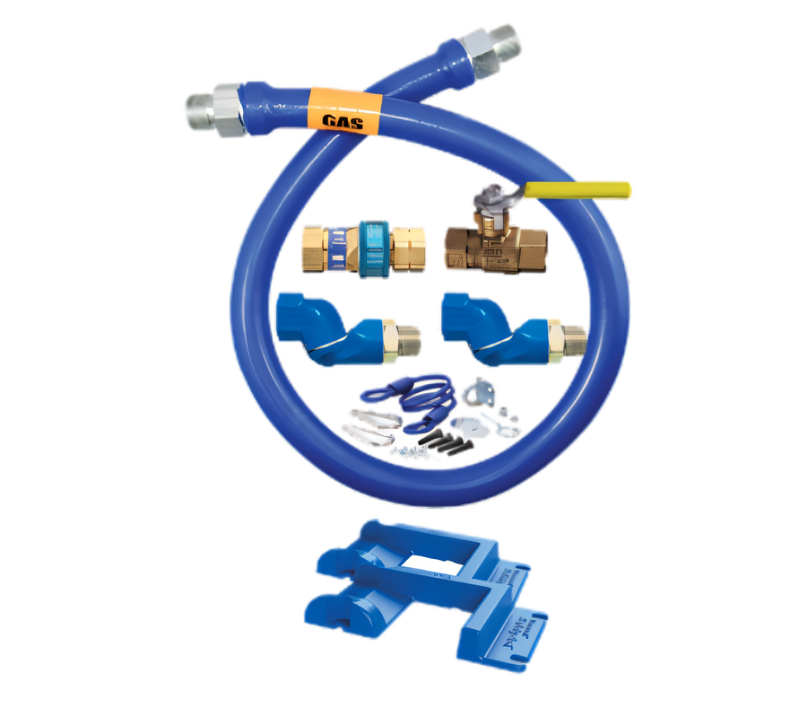 Product image #1 for Dormont Manufacturing 1675KIT2S24PS Dormont Blue Hose Gas Hose