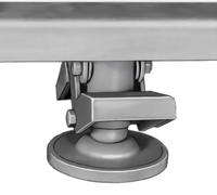 Cres Cor Floor Lock Accessory for Restaurant Racks with 5-Inch Casters