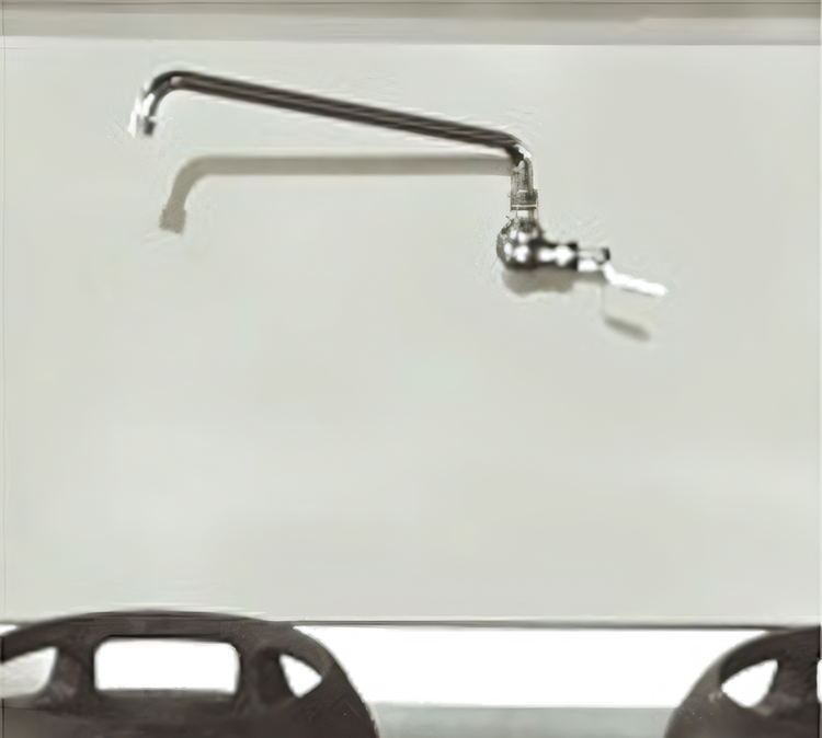 Product image #1 for Town Equipment Manual Pot Filler Faucet, 14-Inch Swing/Swivel Spout, Wrist Handle