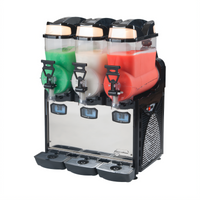 Cofrimell Triple Bowl Countertop Slush Machine and Cold Drink Dispenser