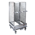 Thumbnail image #1 for Cres Cor Double-Width End-Load No-Lift Roll-In Rack for 13 x 26 Wire Baskets, 32-Basket Capacity
