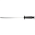 Thumbnail image #1 for Mercer Culinary 12-Inch Traditional German Steel Honing Steel with Black Polypropylene Handle