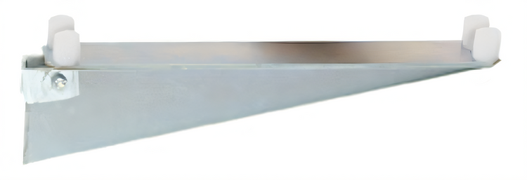 Product image #1 for Eagle Group 18 Inch Double Knob Stainless Steel Shelf Bracket for Cantilevered Shelving