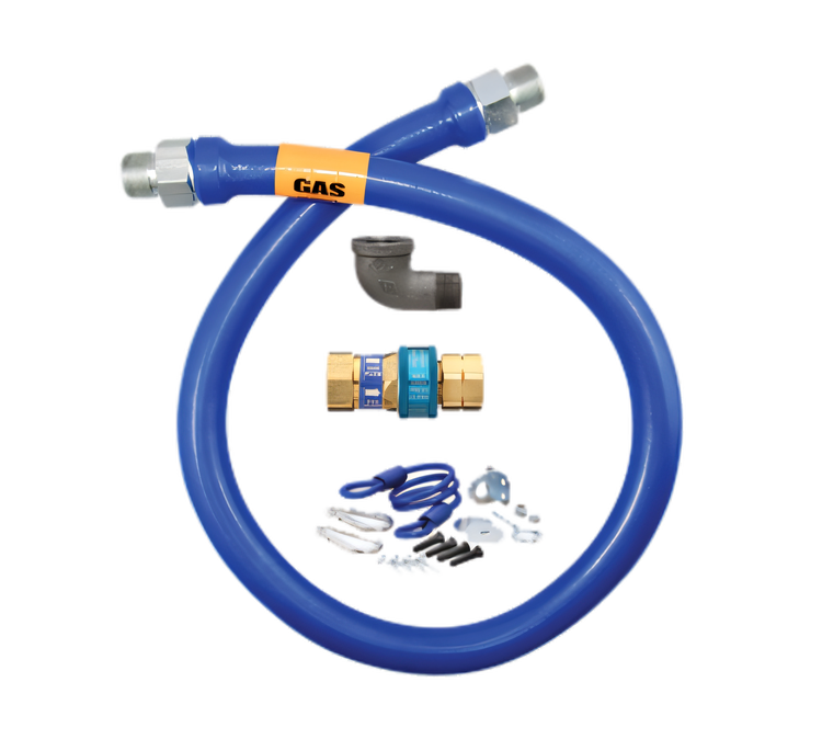 Product image #1 for Dormont Blue Hose 3/4-Inch ID x 48-Inch Moveable Gas Connector Hose