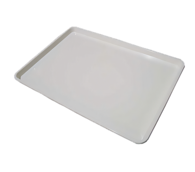 Product image #1 for Omcan USA 18 x 26 Inch Rectangular White Plastic Meat Tray