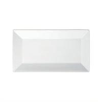 Royalsquare Rectangular Porcelain Platter, 14-1/2 x 8-1/4 Inch, White